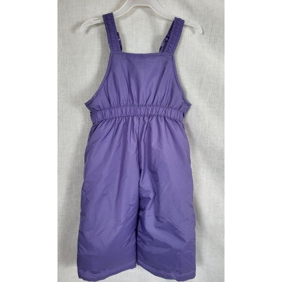 Osh Kosh B'Gosh Snow Pants infant Girls Purple Sz 12 mos Child Toddler Ski Bib - Picture 2 of 5